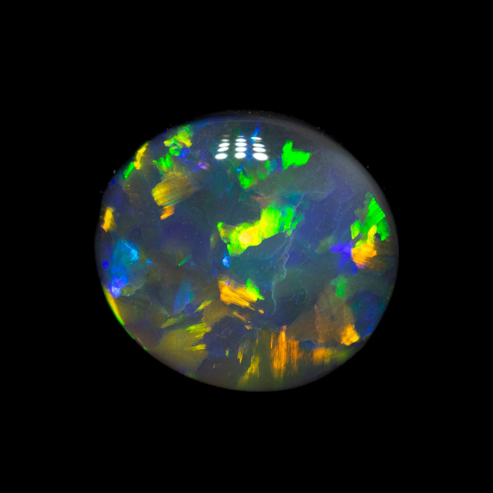 1.27 ct black opal 8.7x7.9x2.8mm