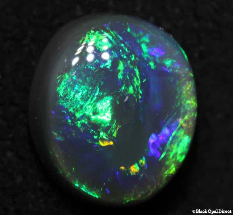 1.29 ct black opal 8x7x4mm