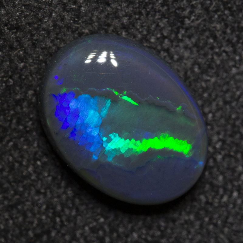 1.30 ct black opal 8.9x6.7x3.3mm