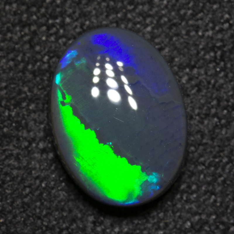 1.30 ct black opal 8.9x6.7x3.3mm