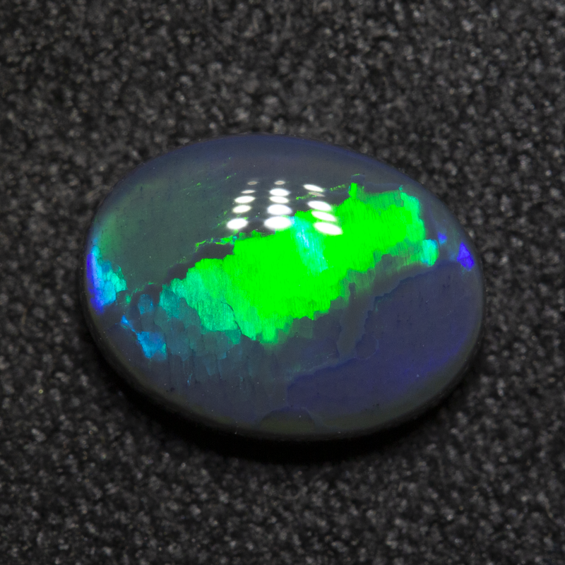 1.30 ct black opal 8.9x6.7x3.3mm