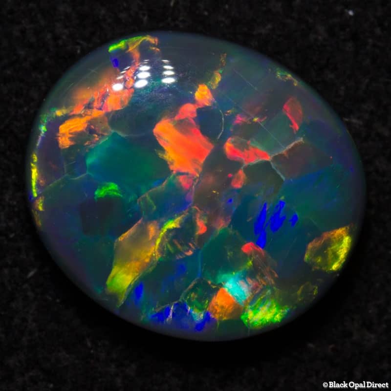 1.31ct gem black opal