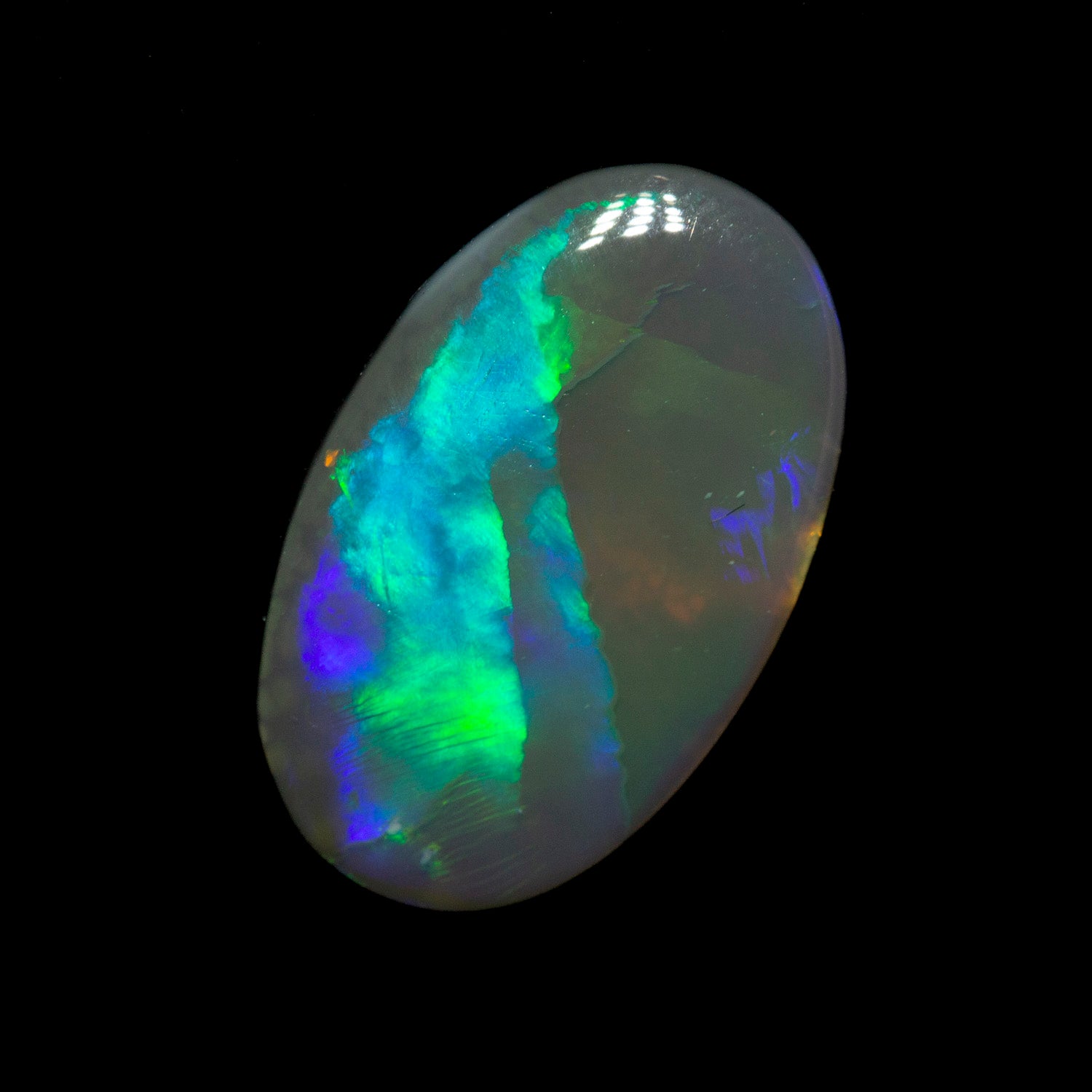 1.32 ct black opal 12.9x8x1.8mm