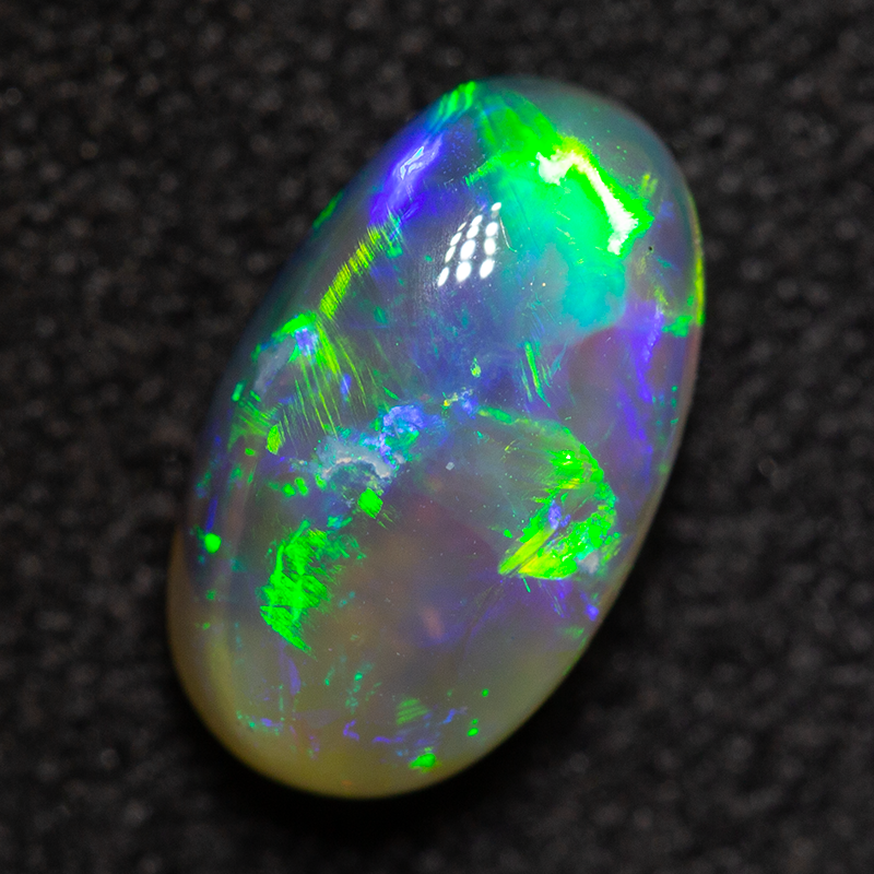 1.33 ct dark crystal opal 9x5x4.5mm
