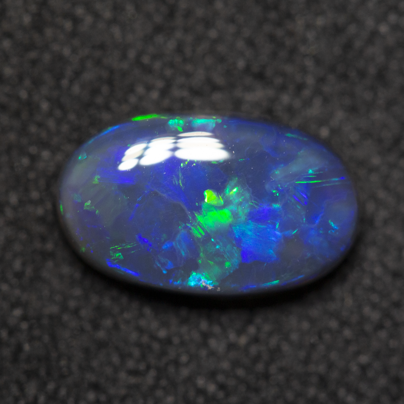 1.33 ct black opal 10x6x3.2mm