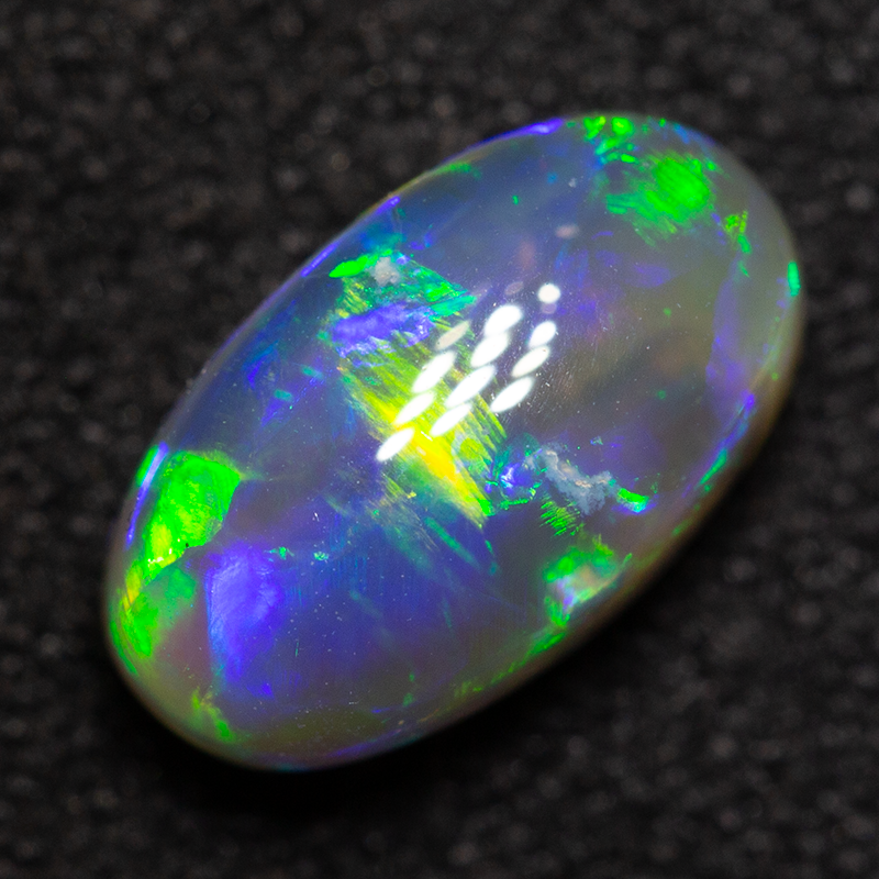 1.33 ct dark crystal opal 9x5x4.5mm