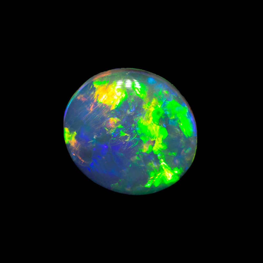 1.33 ct double-sided crystal opal 9.6x8.8x2.5mm