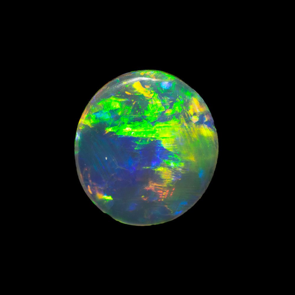 1.33 ct double-sided crystal opal 9.6x8.8x2.5mm