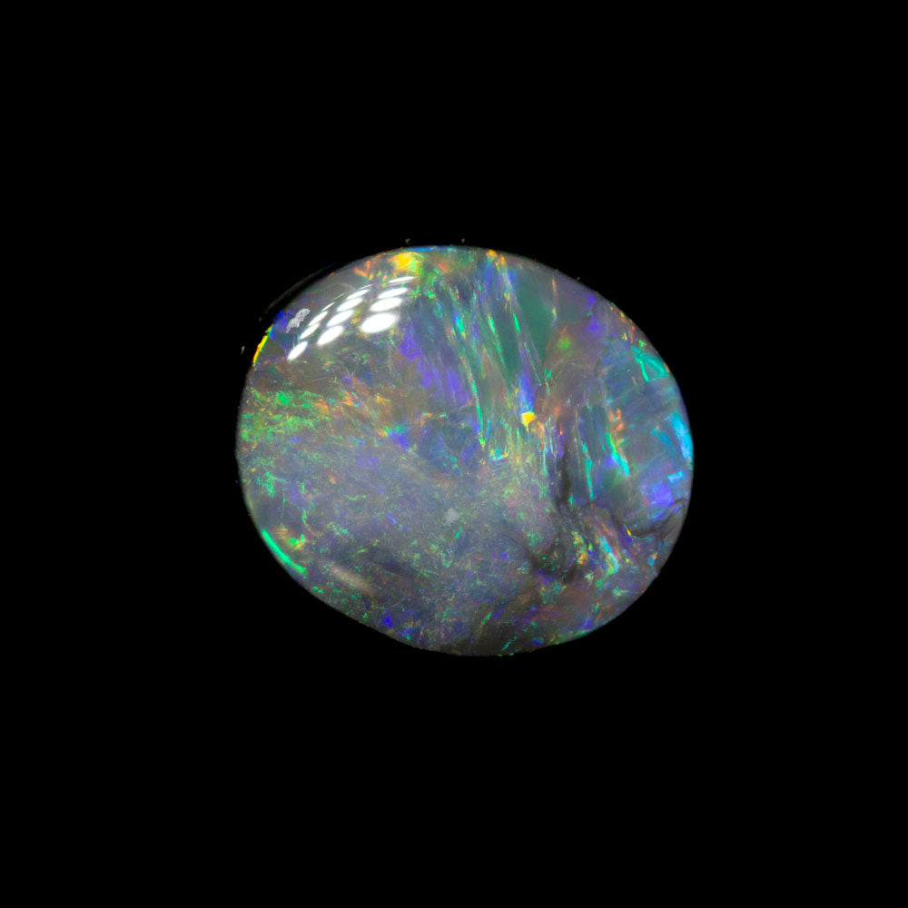 1.34 ct dark opal 8.6x7.6x3.2mm