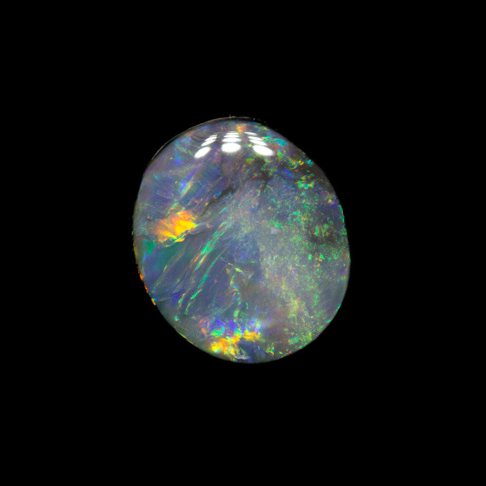 1.34 ct dark opal 8.6x7.6x3.2mm