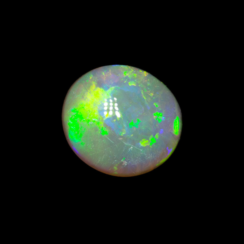 1.35 ct dark opal 8.3x7.5x3.9mm