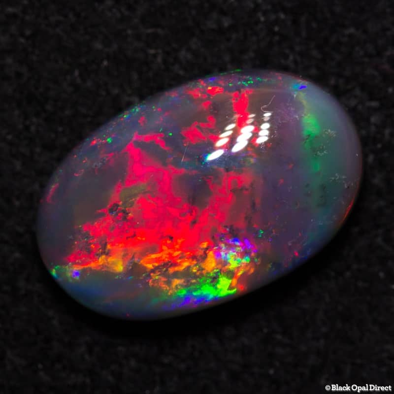1.35 ct black opal gem 10x6x3mm