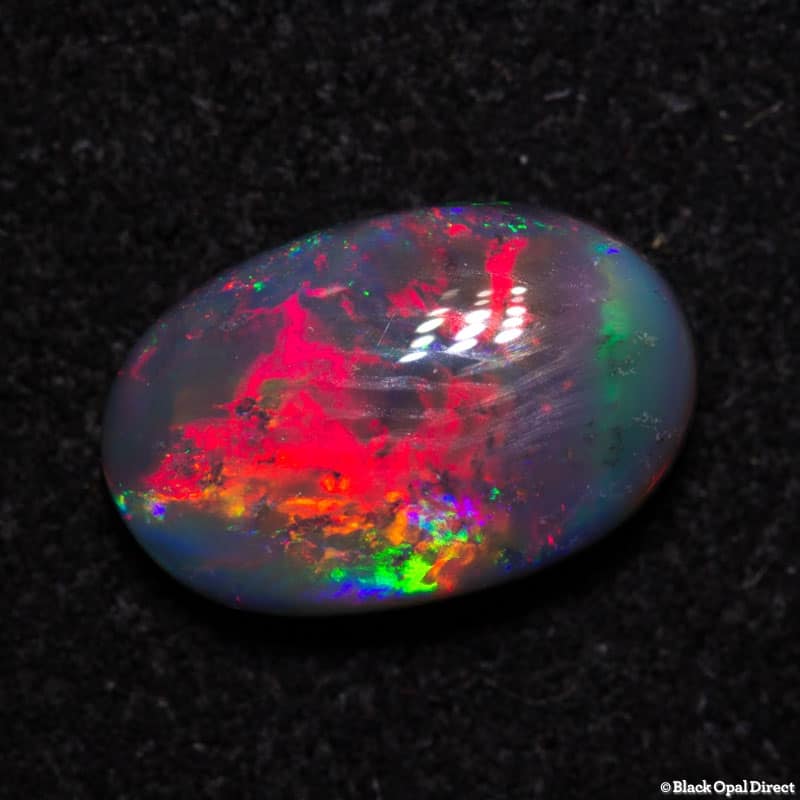 1.35 ct black opal gem 10x6x3mm