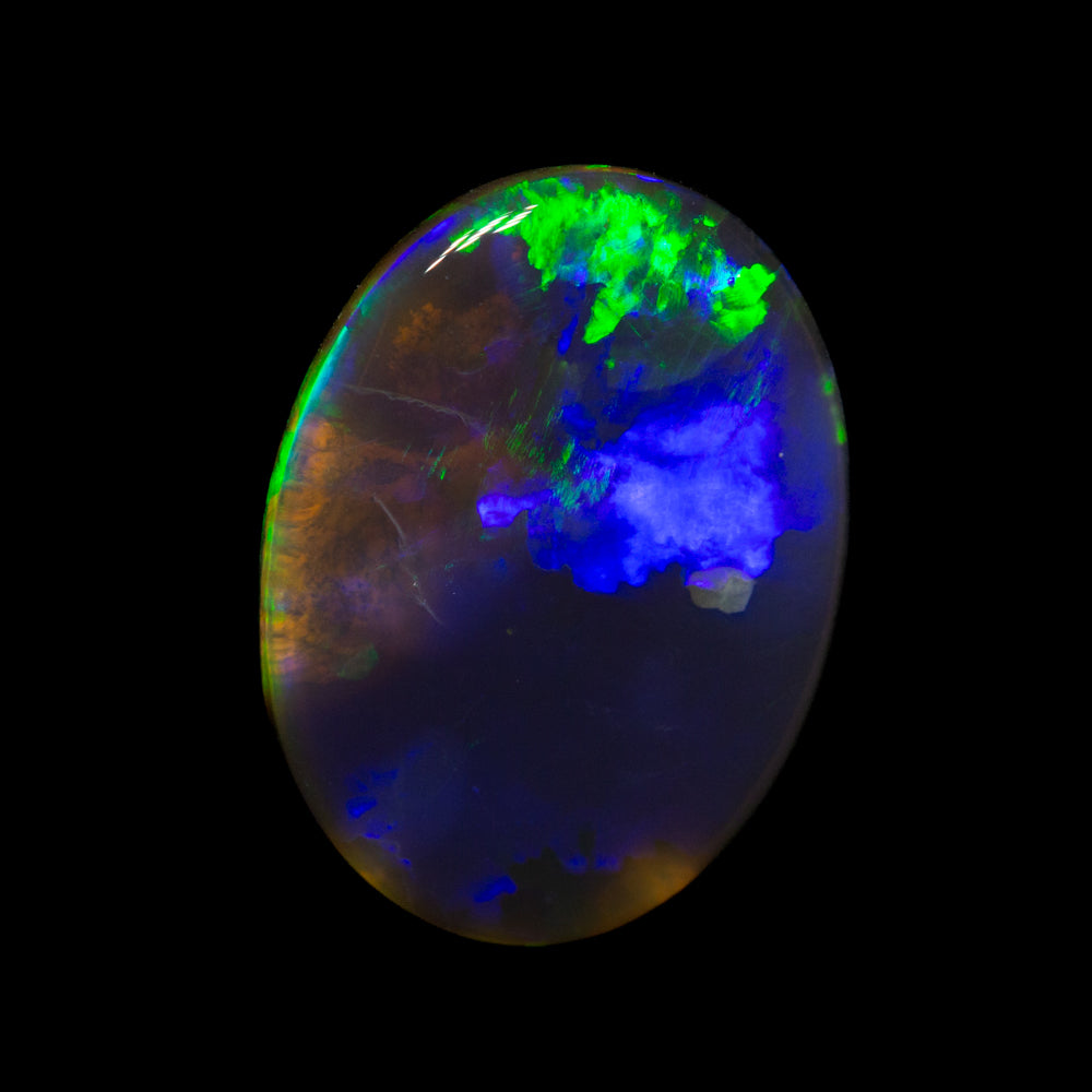 1.37 ct black opal 11.8x8.8x2mm