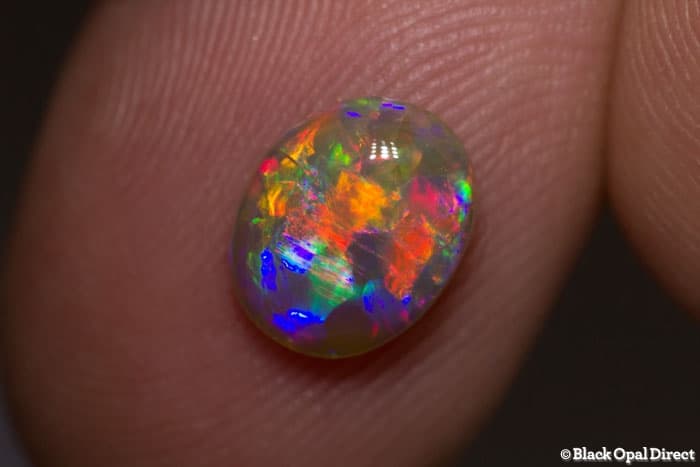 1.37 ct crystal opal 9x7x3mm