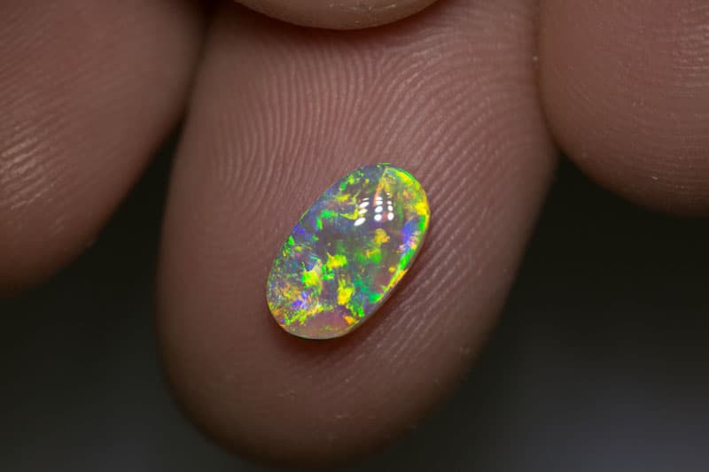 1.38 ct gem crystal opal 10x6x3mm