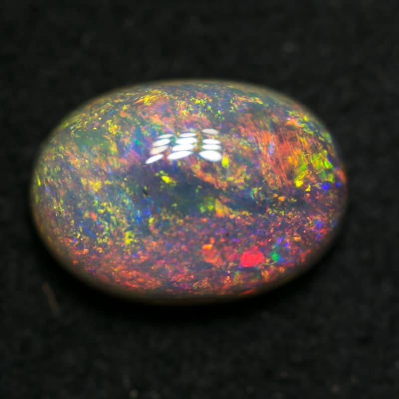 1.38 ct dark crystal opal 8.5x6x4mm