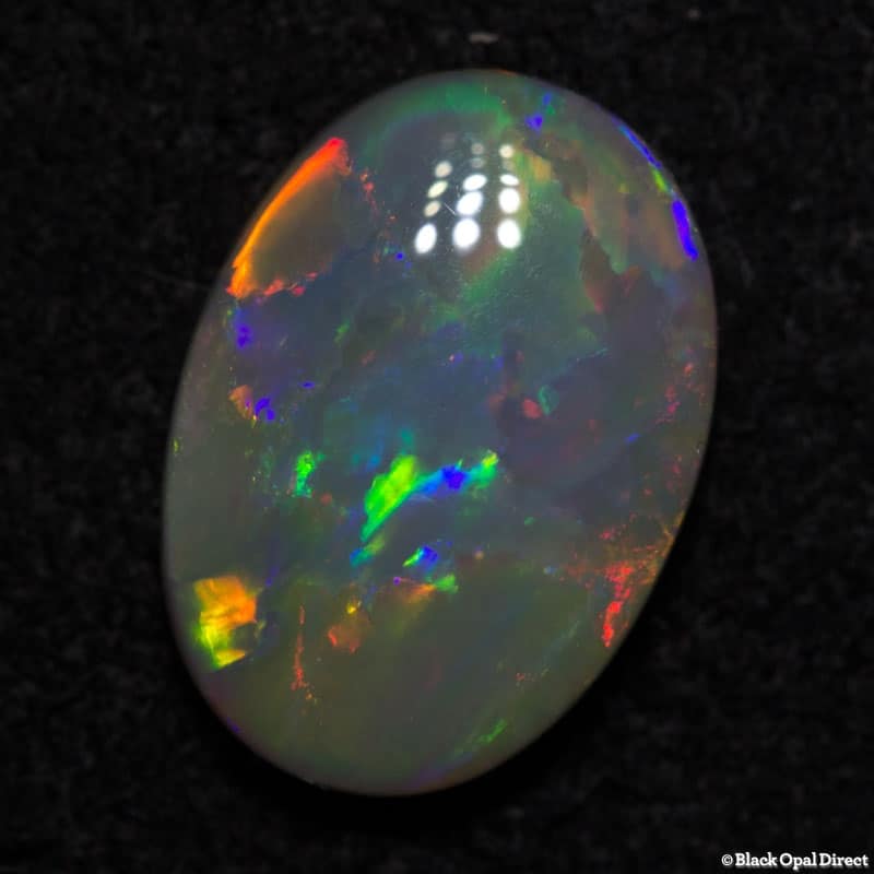 1.38 ct semi black opal 10x7x3mm