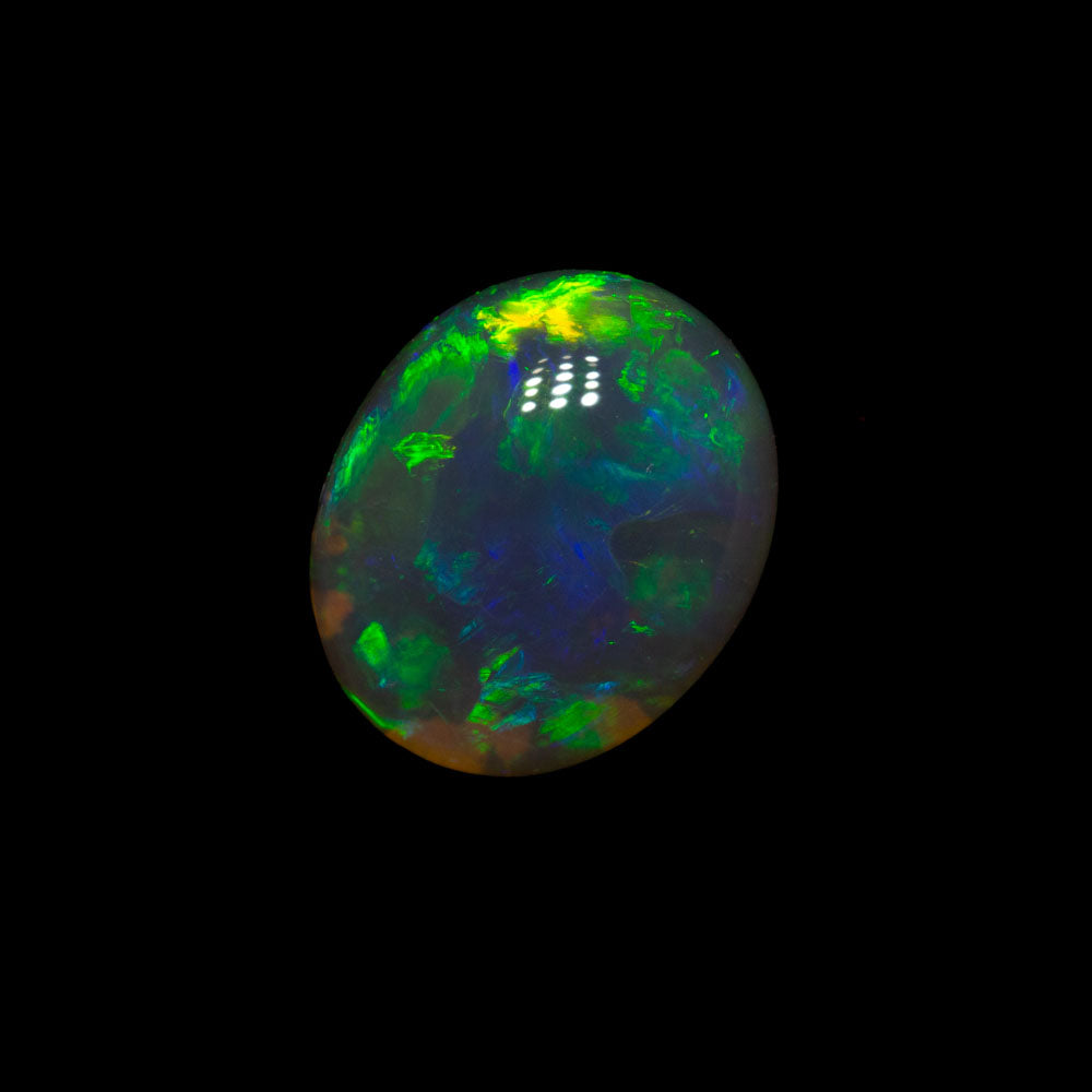 1.40 ct dark crystal opal 9.1x7.5x3.5mm