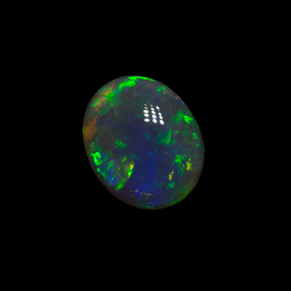 1.40 ct dark crystal opal 9.1x7.5x3.5mm