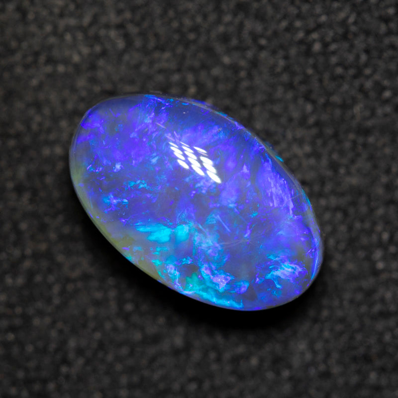1.41 ct black crystal opal 9.3x5.7x4.1mm
