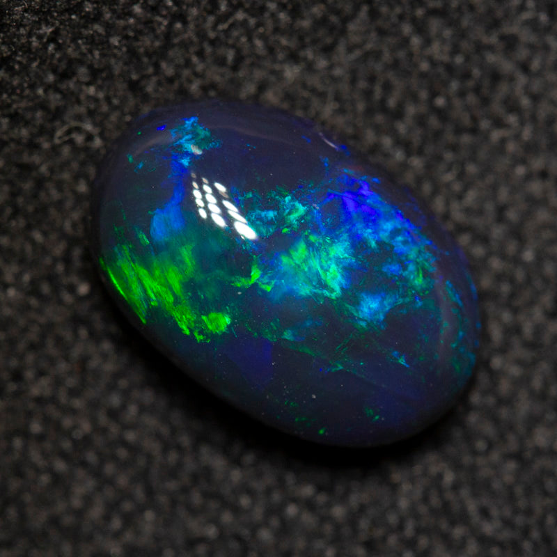 1.42 ct black opal 9.2x6.1x3.8mm