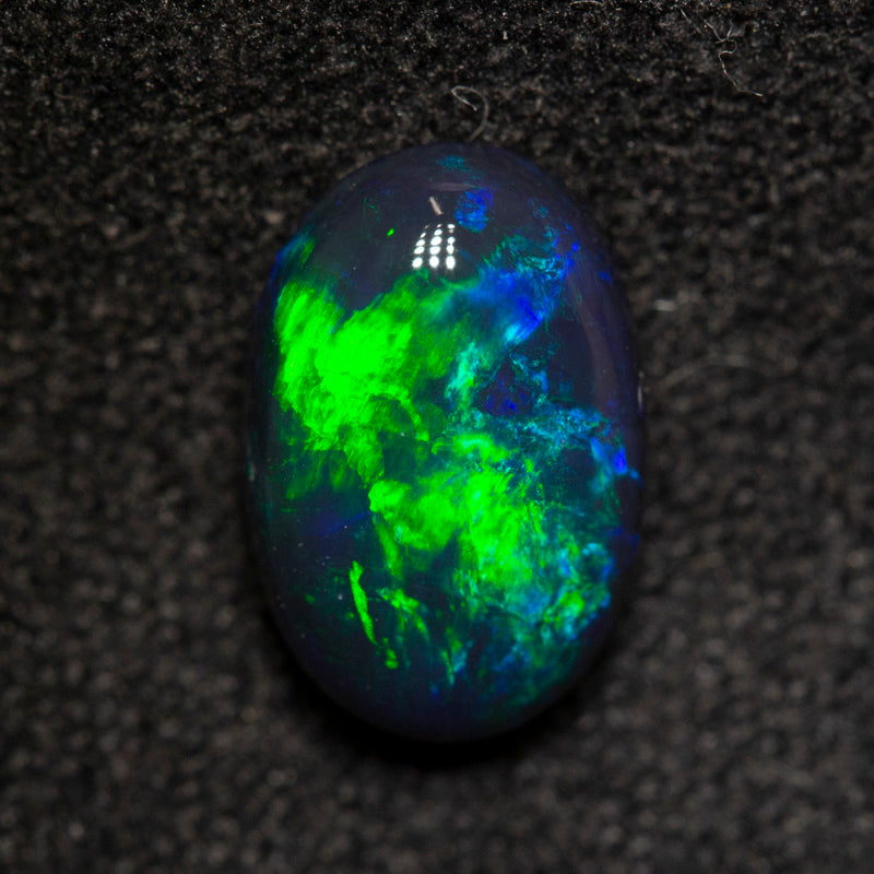 1.42 ct black opal 9.2x6.1x3.8mm