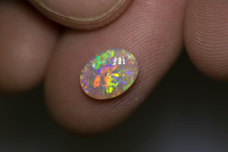 1.42 ct crystal opal 9.5x7x2.5mm