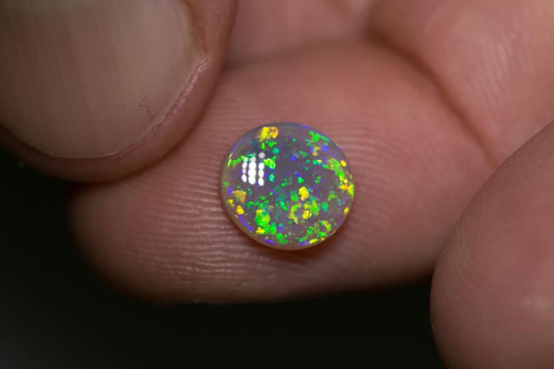 1.43 ct crystal opal 9x8.5x2.5mm