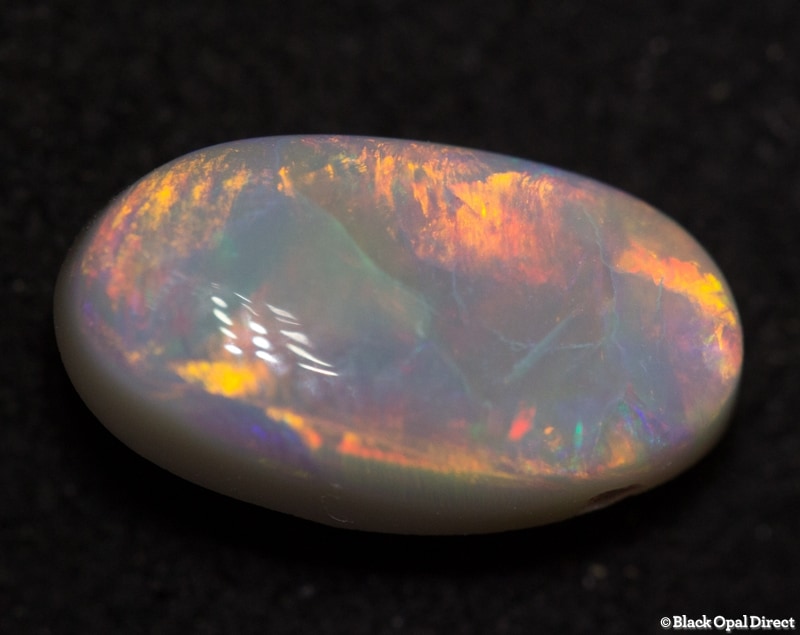 1.44 ct white opal 10x5.5x4mm