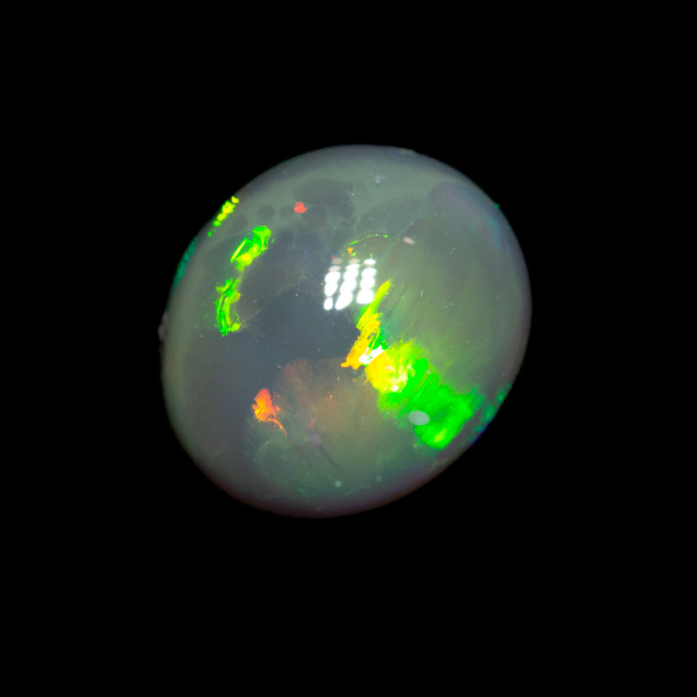 1.48 ct gem double-sided black opal 7.4x6.4x5.1mm