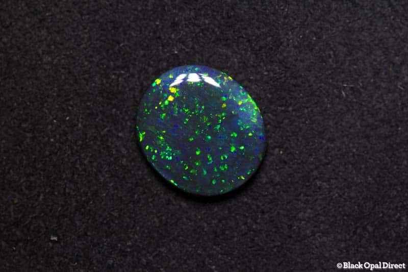 1.48 ct black opal 9.5x8.5x2mm