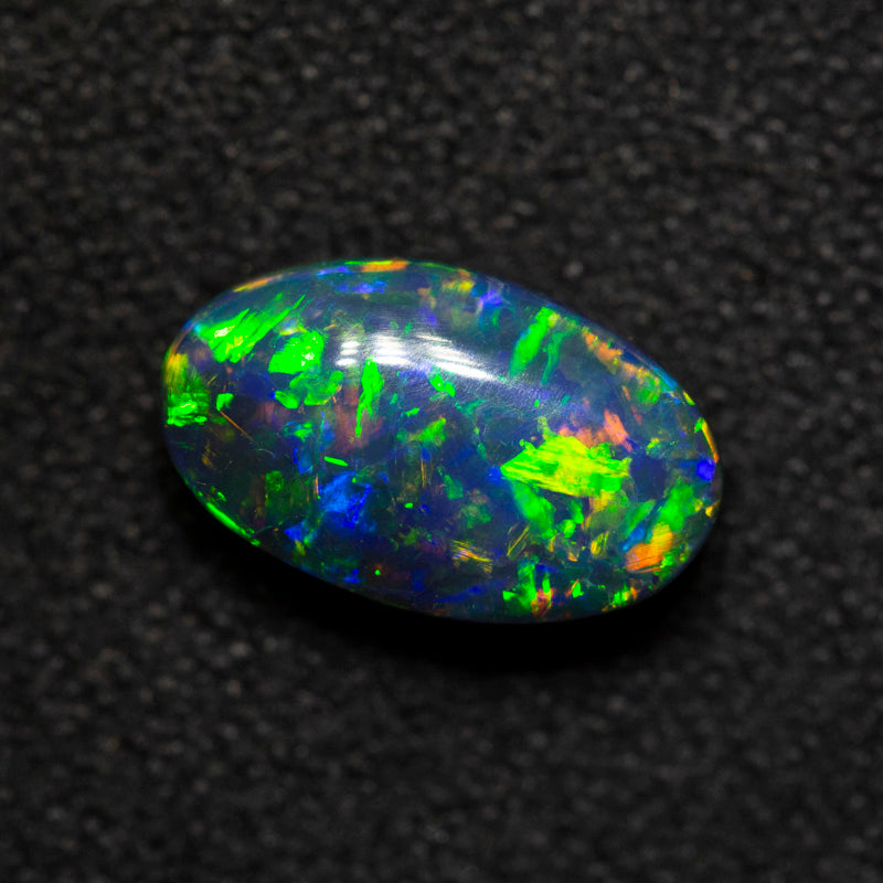 1.50 ct black opal 9.3x5.6x4.3mm