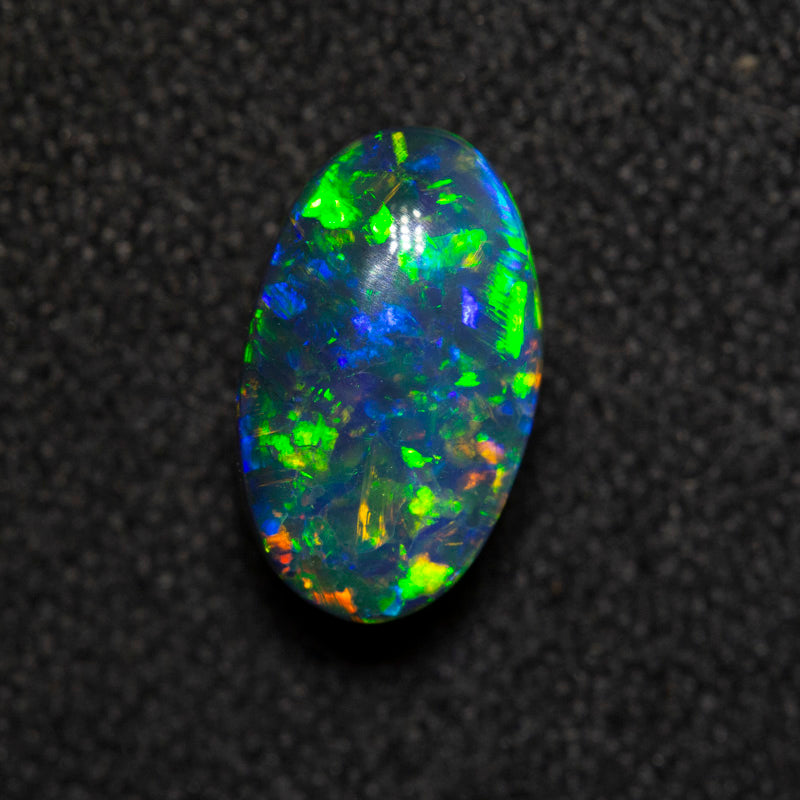 1.50 ct black opal 9.3x5.6x4.3mm