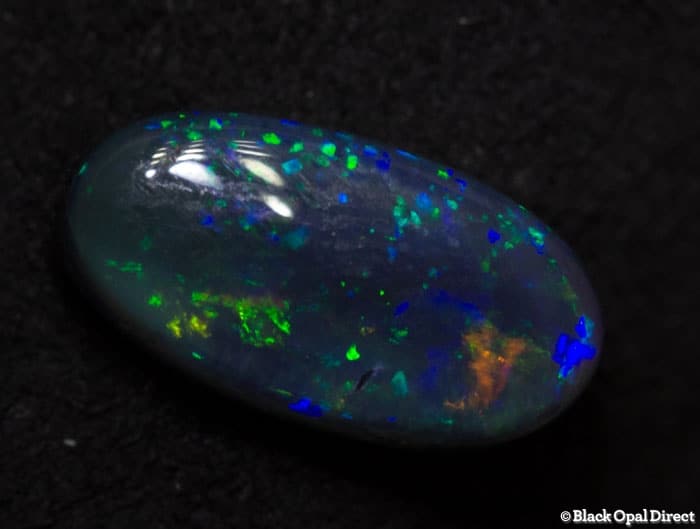 1.50 ct black opal 10.5x5.5x3.5mm