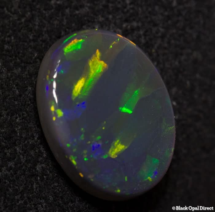 1.50 ct black opal 10x7.5x3mm