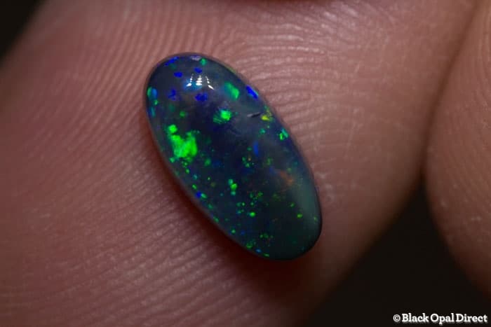 1.50 ct black opal 10.5x5.5x3.5mm