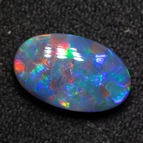 1.51 ct black opal 10.3x6.4x3.7mm
