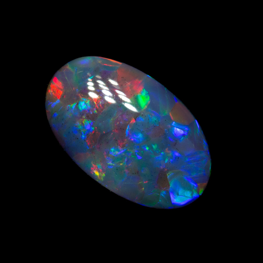 1.51 ct black opal 10.3x6.4x3.7mm
