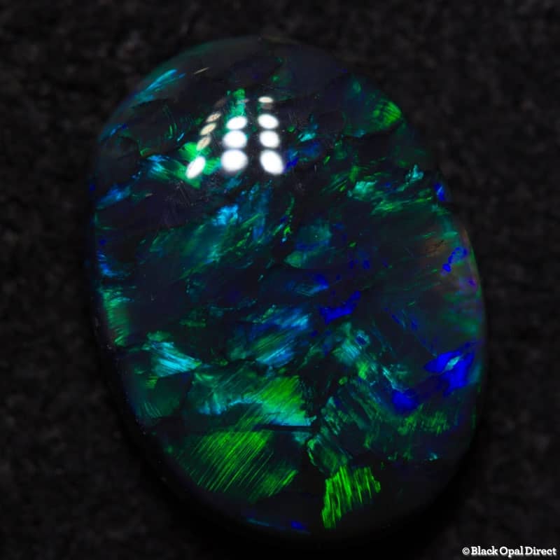 1.52 ct black opal 10x7x3mm