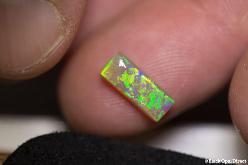 1.52 ct double sided crystal opal 11.5x4.5x3mm