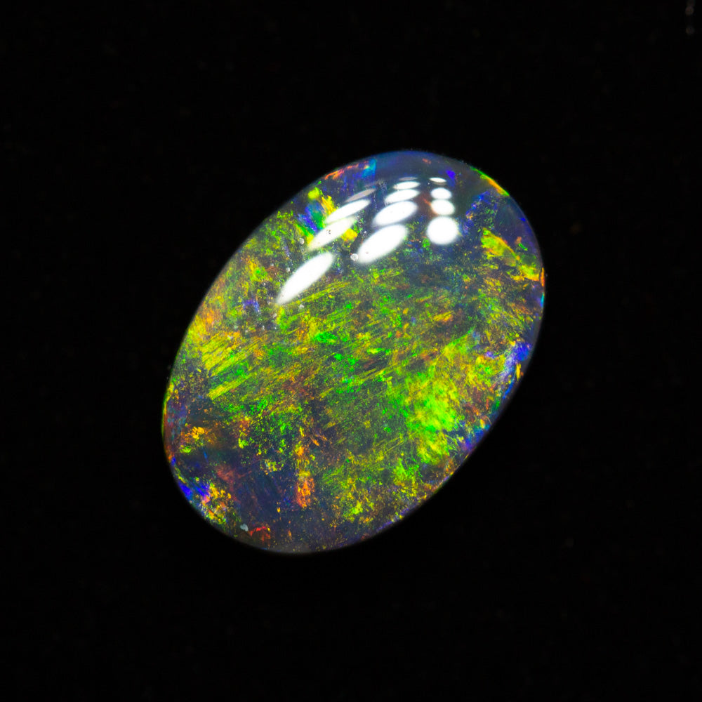 1.53 ct black opal 9.7x6.8x3.4mm