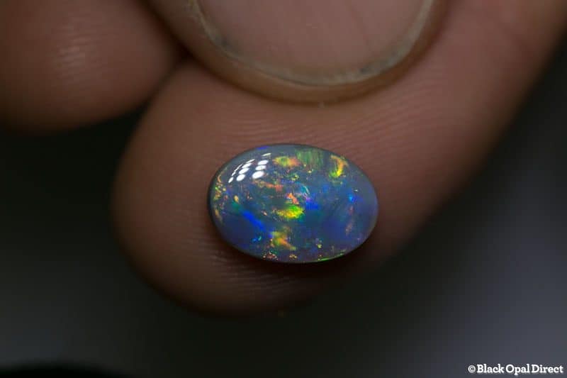 1.53 ct dark opal 11x8x3.5mm