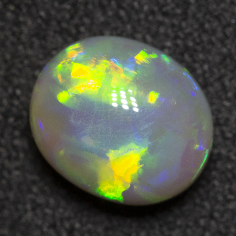 1.54 ct dark opal 8x6.8x4.6mm