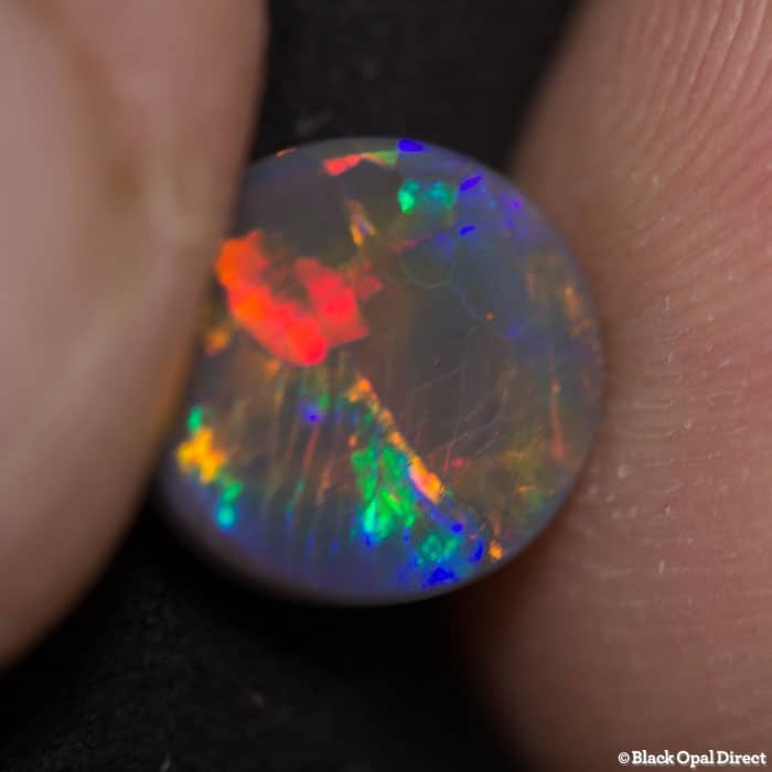 1.54 ct black opal 10x9x2.5mm