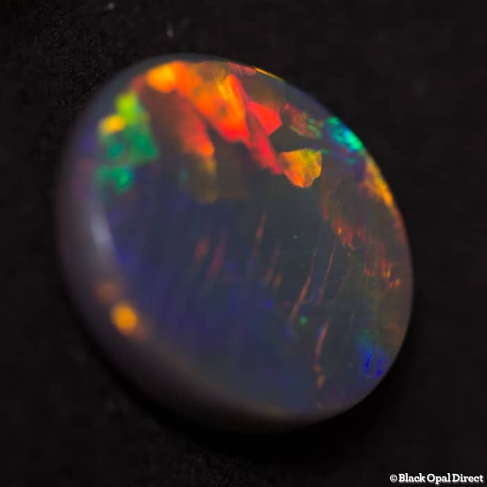 1.54 ct black opal 10x9x2.5mm