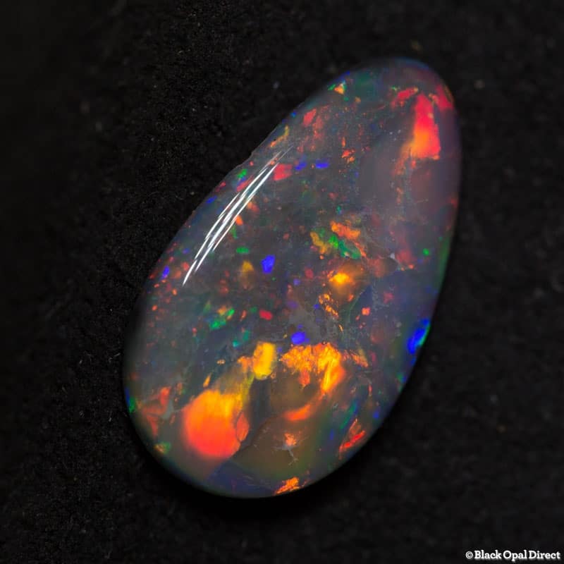 1.56ct gem black opal drop1