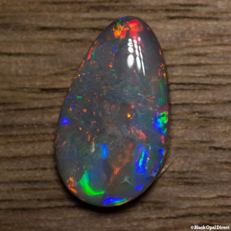 1.56 ct black opal gem 12x7x2.5mm