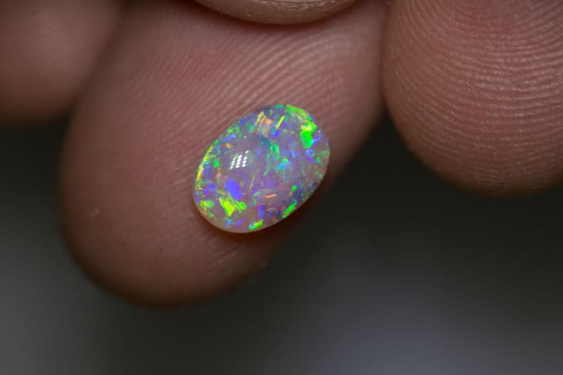 1.58 ct crystal opal 10x7x3.5mm