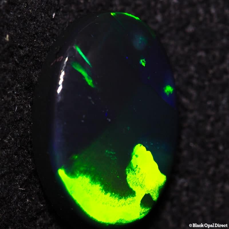 1.61 ct black opal 10.5x8x3mm